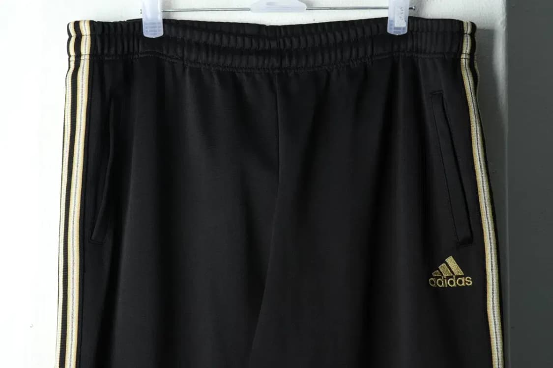 (XL) 아디다스 트레이닝복 바지 금장 기모 두툼 삼선 한정판-21E0 상품이미지3