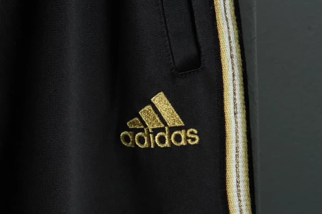 (XL) 아디다스 트레이닝복 바지 금장 기모 두툼 삼선 한정판-21E0 상품이미지5