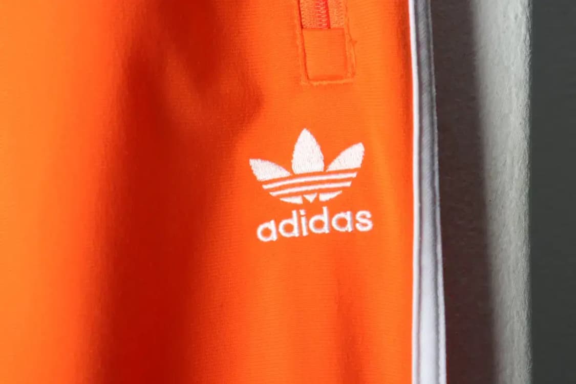 (M-L) 아디다스 트레이닝복 바지 파이어버드 주황 올드스쿨-21E1 상품이미지5