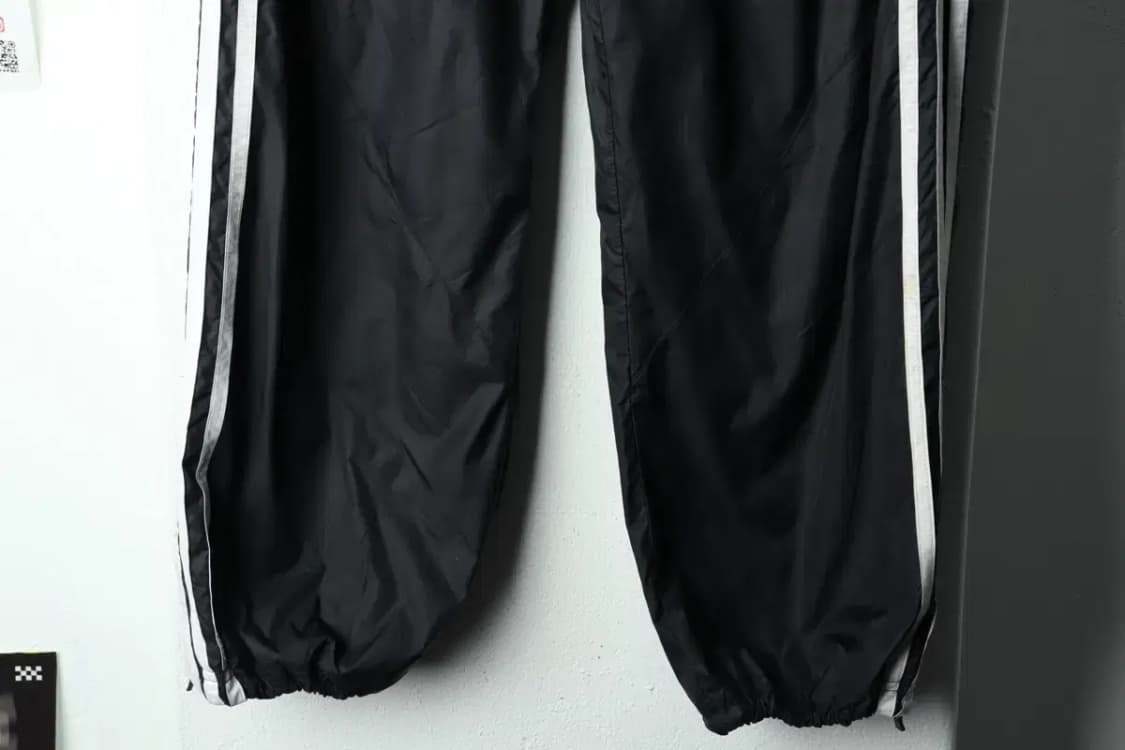(L-XL) 아디다스 트레이닝복 바지 땀복 블랙 조거 올드스쿨-21E2 상품이미지4
