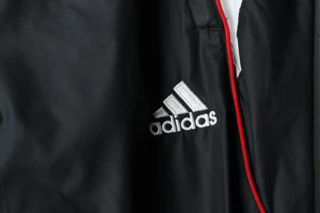 (L-XL) 아디다스 트레이닝복 바지 땀복 블랙 조거 올드스쿨-21E2 상품이미지5