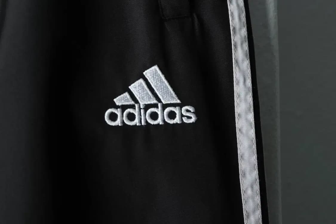 (L-XL) 아디다스 트레이닝복 바지 땀복 블랙 올드스쿨-21E4 상품이미지5