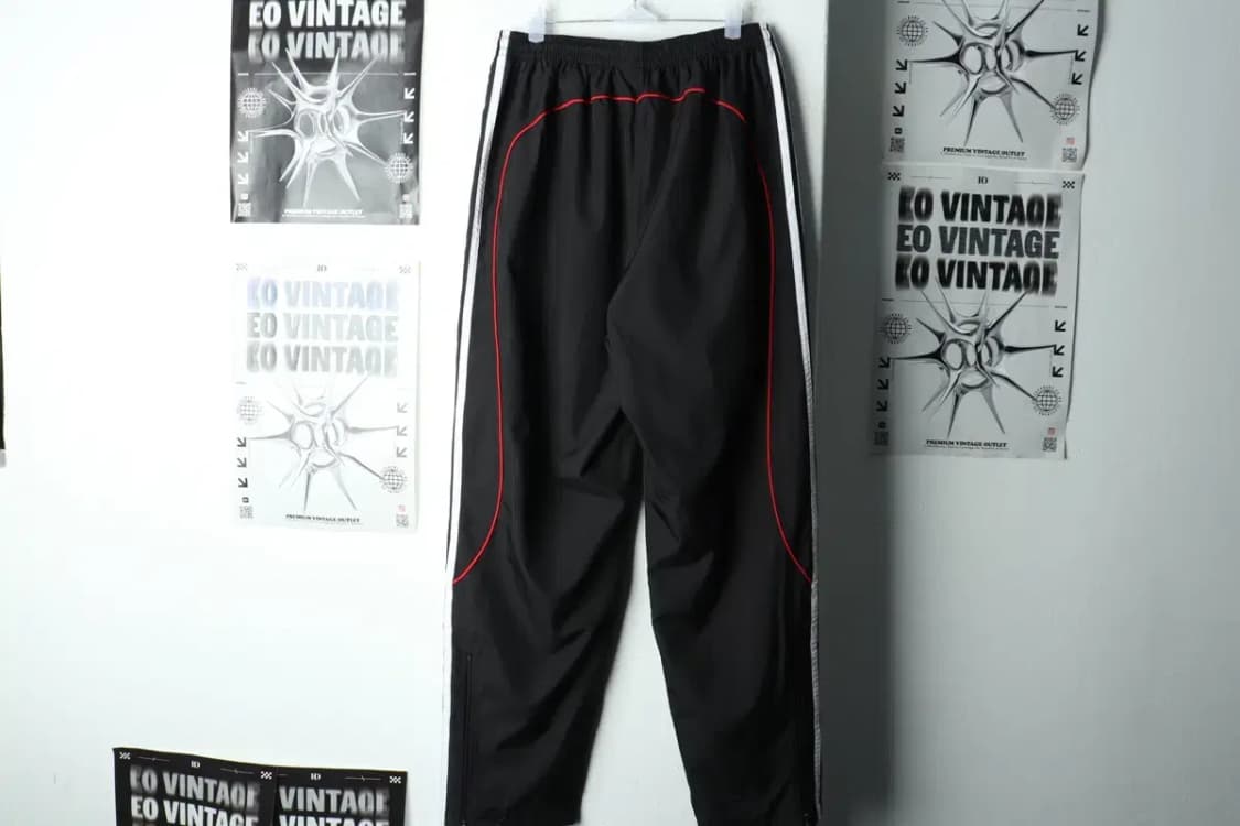 (L-XL) 아디다스 트레이닝복 바지 땀복 블랙 올드스쿨-21E4 상품이미지6