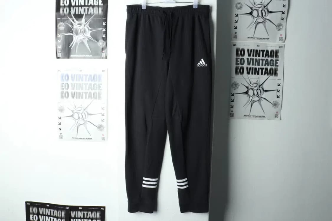 (L) 아디다스 트레이닝복 바지 작은얼룩 사용감 기모-21E7 상품이미지2