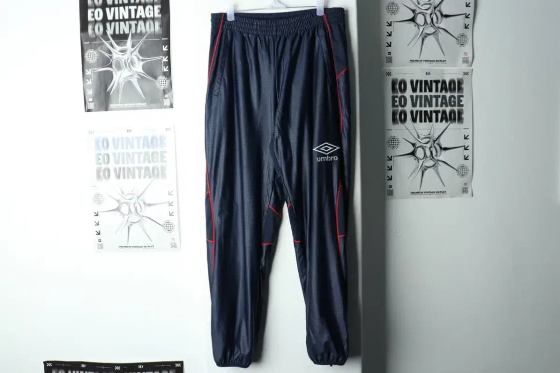(M-L) 엄브로 트레이닝복 바지 축구 네이비 조거 일본판-21E8 상품이미지2