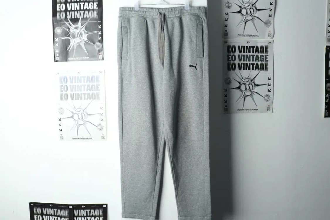(XL) 퓨마 트레이닝복 바지 그레이 기모 면-21EB 상품이미지2