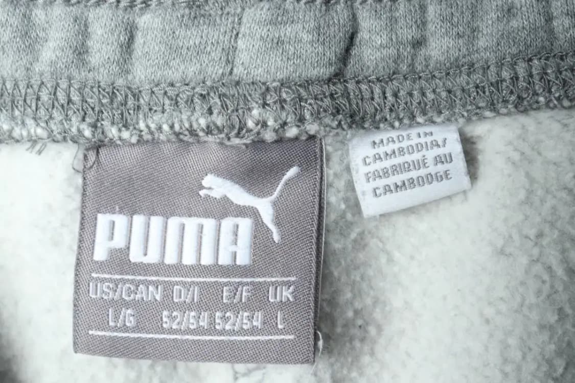 (XL) 퓨마 트레이닝복 바지 그레이 기모 면-21EB 상품이미지7