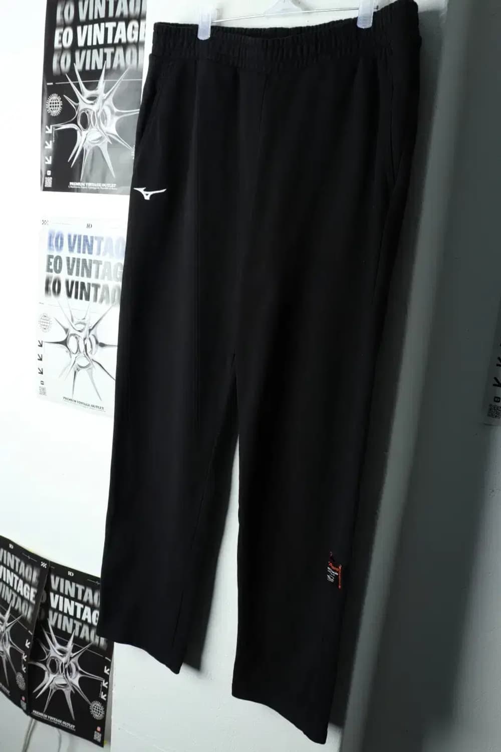 (XL) 미즈노 트레이닝복 바지 블랙 밴딩 헤비-21EC 상품이미지1