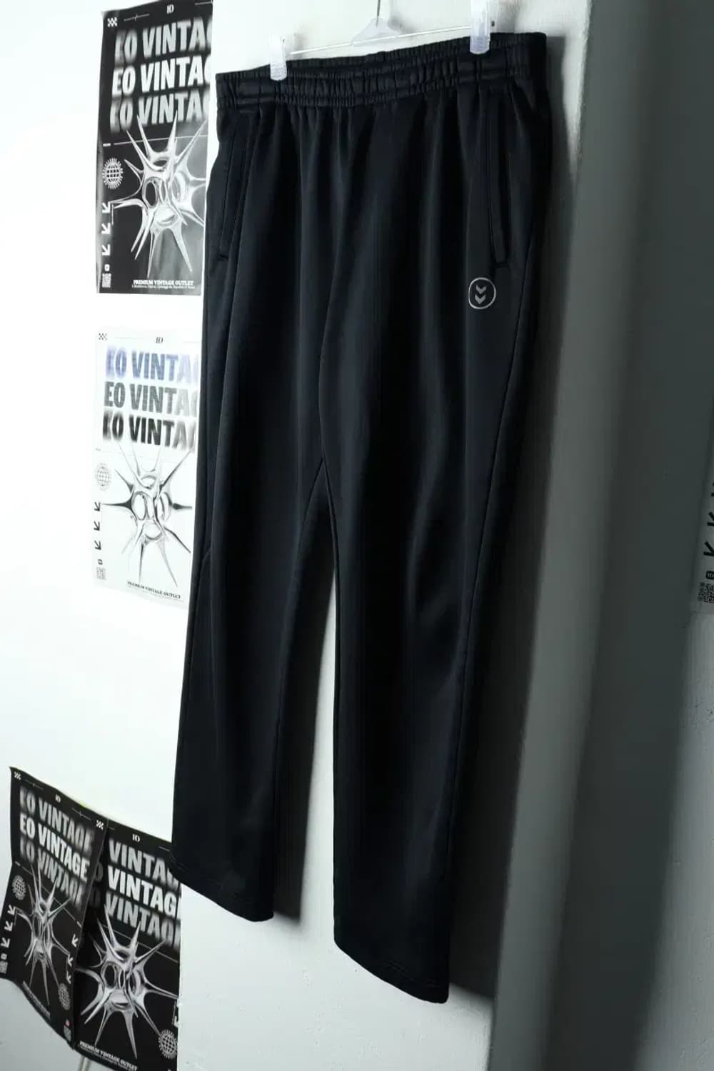 (XL) 험멜 트레이닝복 바지 기모 블랙 밴딩-21F5 상품이미지1