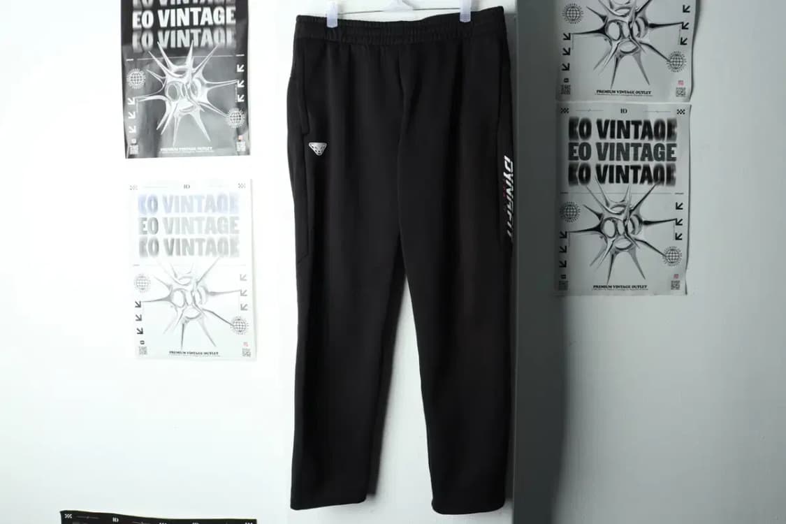 W(XL) 다이나핏 트레이닝복 바지 블랙 기모 두툼-21F6 상품이미지2