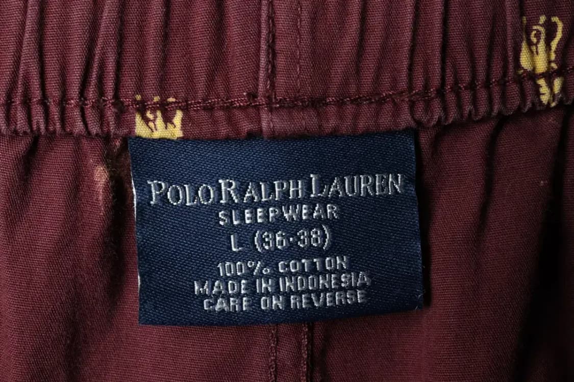 (L-3XL) 폴로 랄프로렌 트레이닝복 바지 빅사이즈 버건디-21FA 상품이미지6