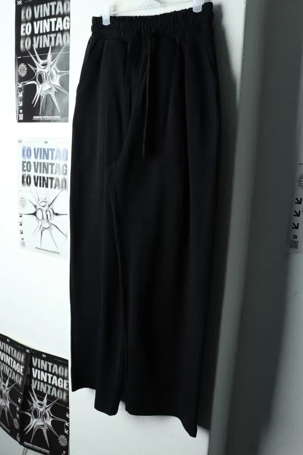 (S-M) 브랜드빈티지 트레이닝복 바지 새상품 밴딩 와이드-21FF 상품이미지1