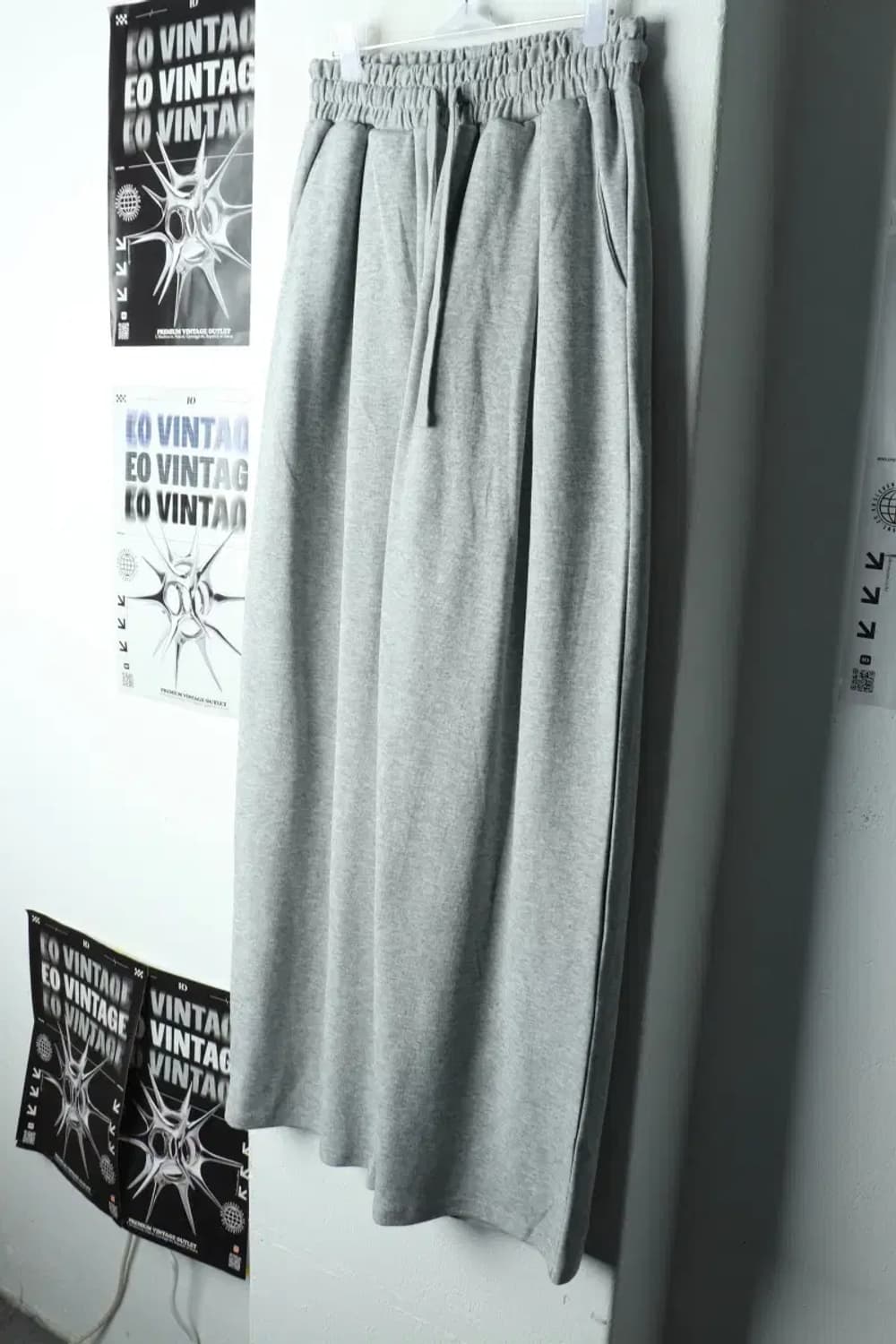 (L-XL) 브랜드빈티지 트레이닝복 바지 새상품 밴딩 와이드-2200 상품이미지1