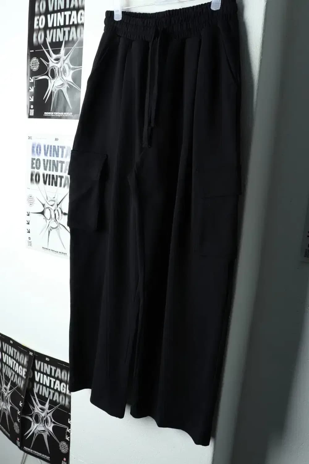 (M-L) 브랜드빈티지 트레이닝복 바지 새상품 밴딩 와이드-2201 상품이미지1