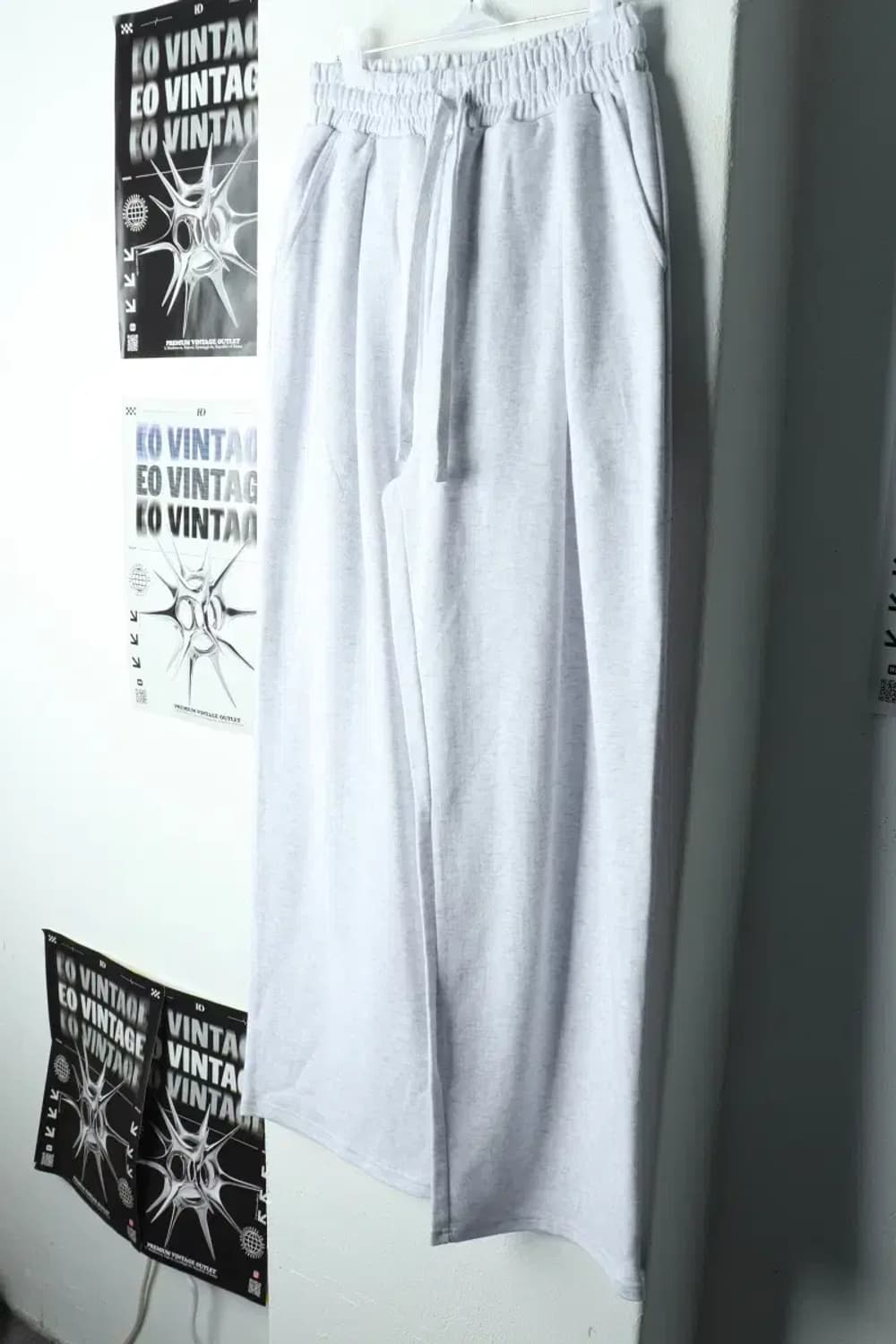 (L-2XL) 브랜드빈티지 트레이닝복 바지 새상품 밴딩-2202 상품이미지1