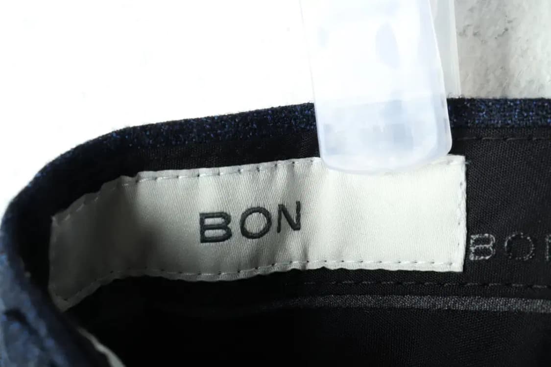 (M-L) 본 면바지 팬츠 새상품 네이비 울 기모-2214 상품이미지6