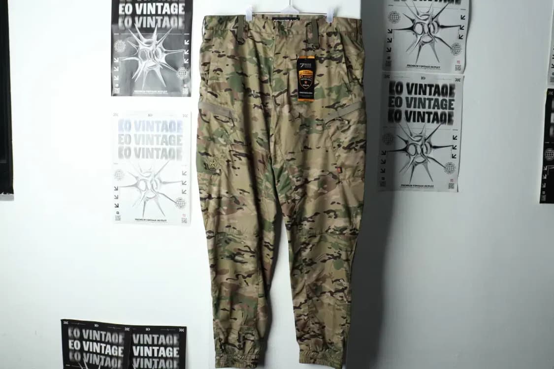 (4XL) 브랜드빈티지 면바지 팬츠 빅사이즈 카모 조거-2216 상품이미지2