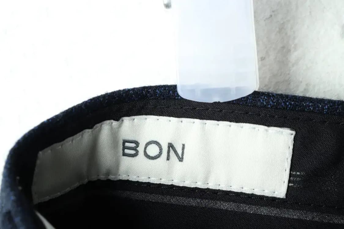 (M-L) 브랜드빈티지 면바지 팬츠 본 새상품 네이비 울-221A 상품이미지5