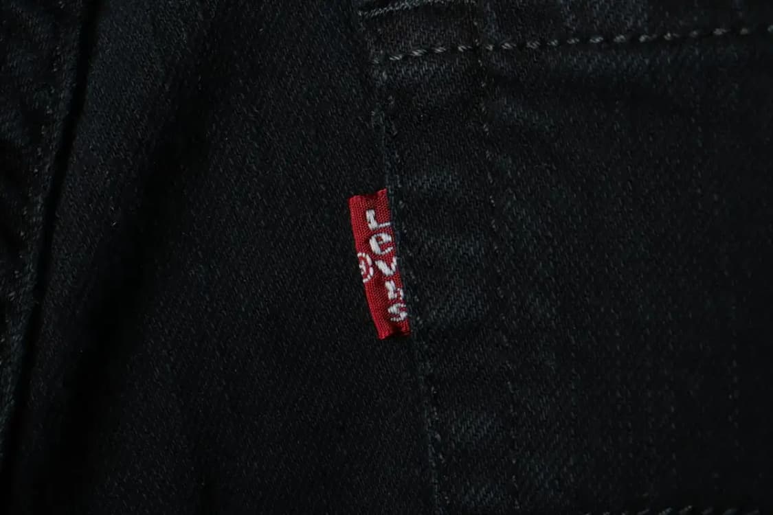 (L-XL) 리바이스 청바지 데님 블랙 기본핏-221E 상품이미지5