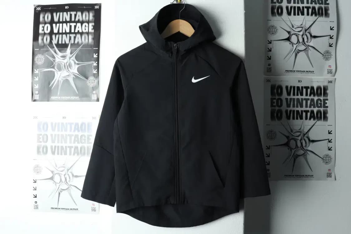 (F) 나이키 집업 바람막이 점퍼자켓 아동 키즈 블랙-15BDC 상품이미지2