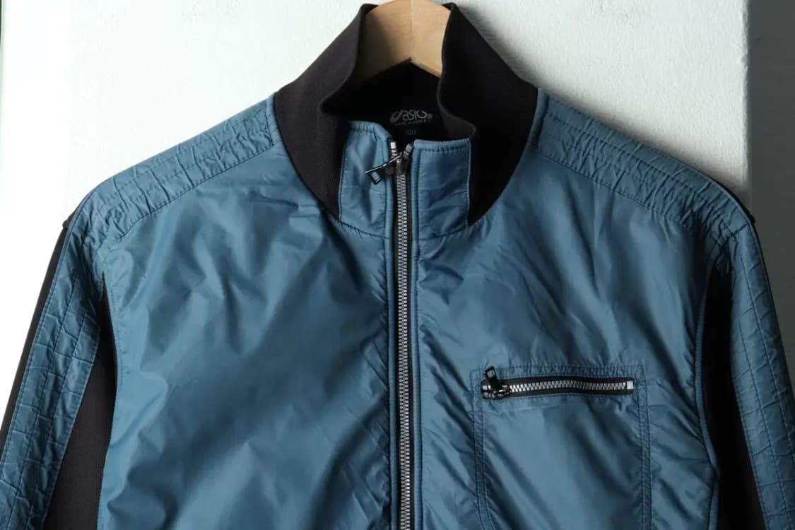 W(XL) 아식스 집업 바람막이 점퍼자켓 년대 기모 올드스쿨-15BE0 상품이미지3