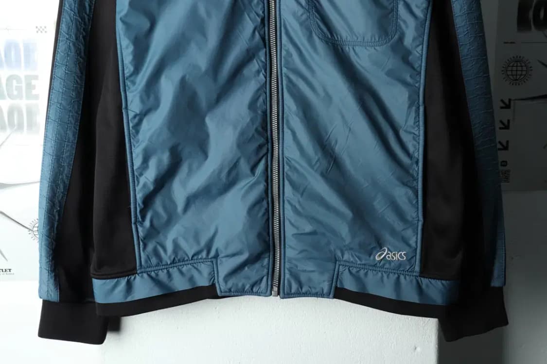 W(XL) 아식스 집업 바람막이 점퍼자켓 년대 기모 올드스쿨-15BE0 상품이미지4