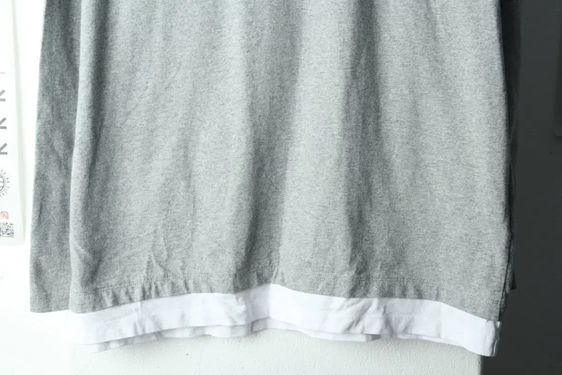 (S-M) 챔피온 긴팔티셔츠 레이어드 그레이 올드스쿨-15BE4 상품이미지4