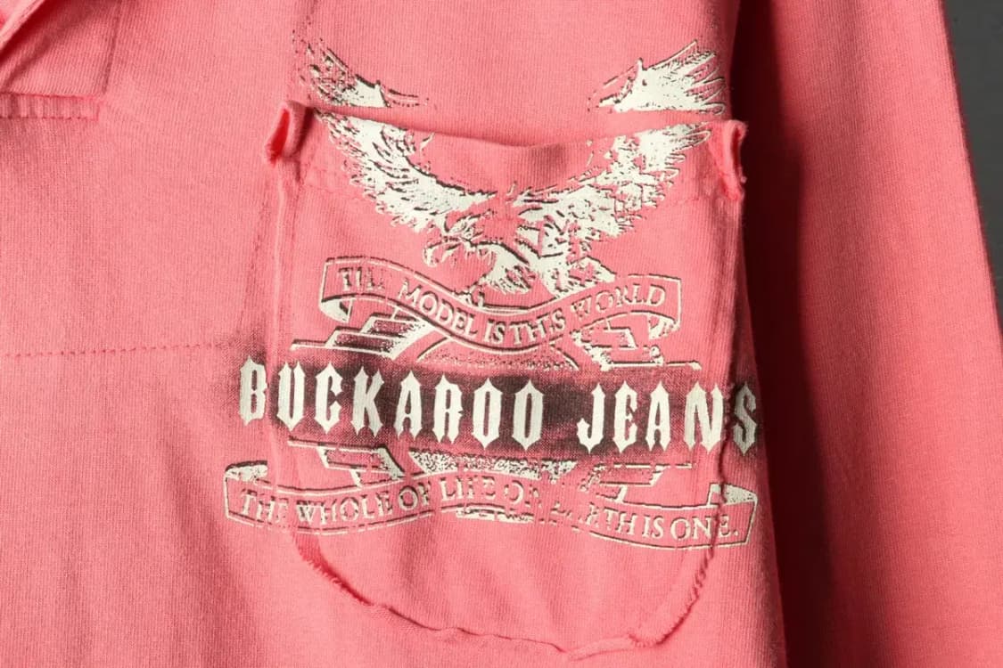 (L) 버커루 카라 긴팔티셔츠 핑크 레이어드 올드스쿨-15BE6 상품이미지5