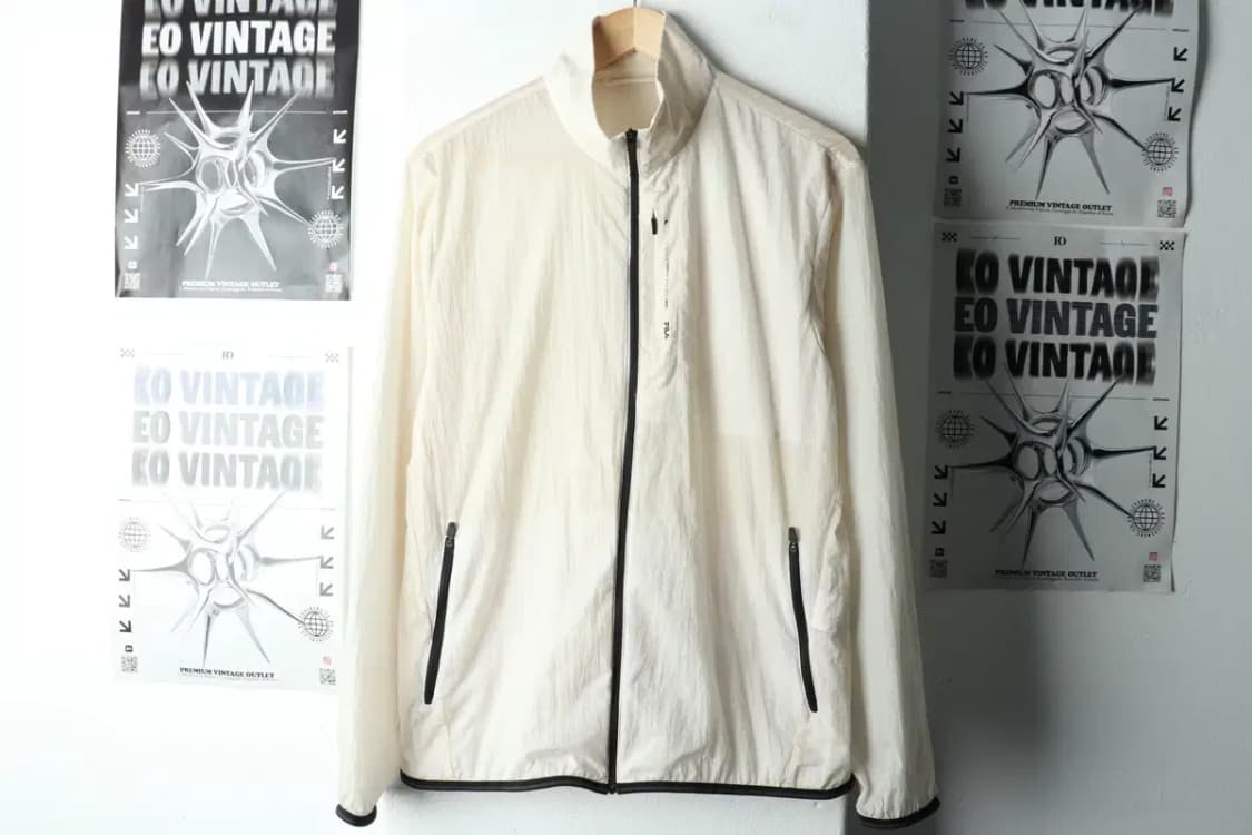 (XL) 휠라 집업 바람막이 점퍼자켓 경량 아이보리-15BE7 상품이미지2