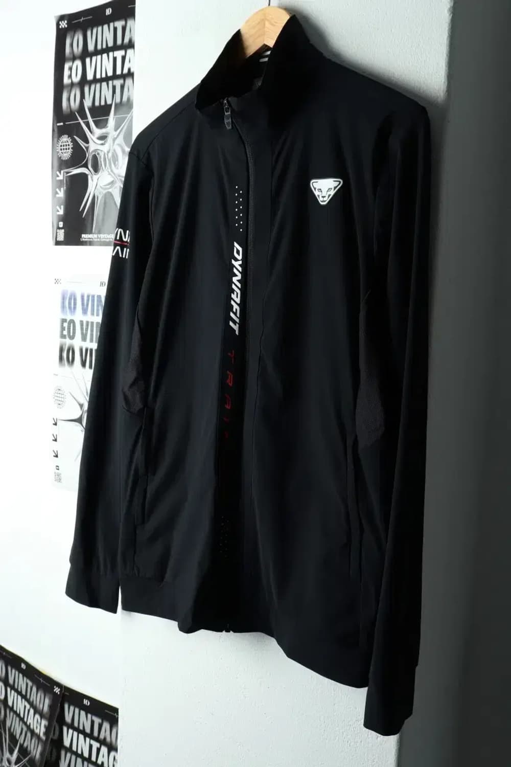 (L) 다이나핏 집업져지 트랙탑 새상품 블랙 스톰프리즈-15BE9 상품이미지1