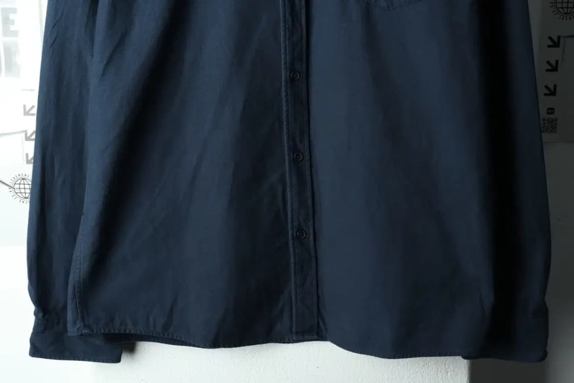 (M-L) 코스 셔츠 남방 네이비 포켓 무지-15BEA 상품이미지4