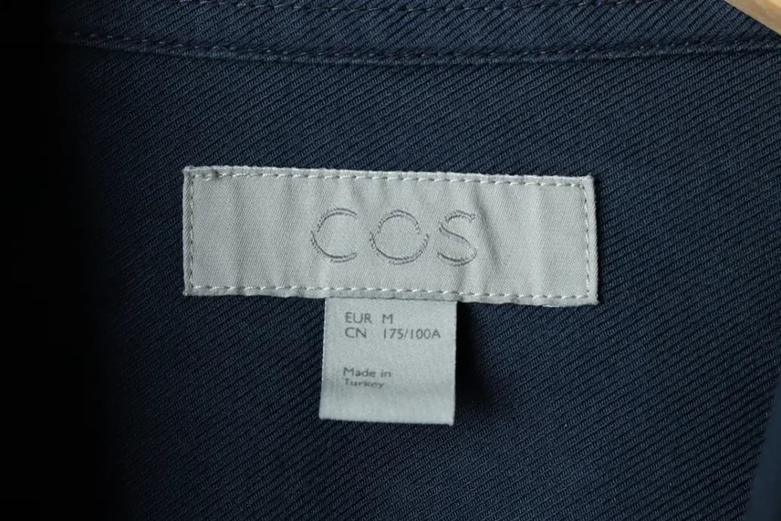 (M-L) 코스 셔츠 남방 네이비 포켓 무지-15BEA 상품이미지5