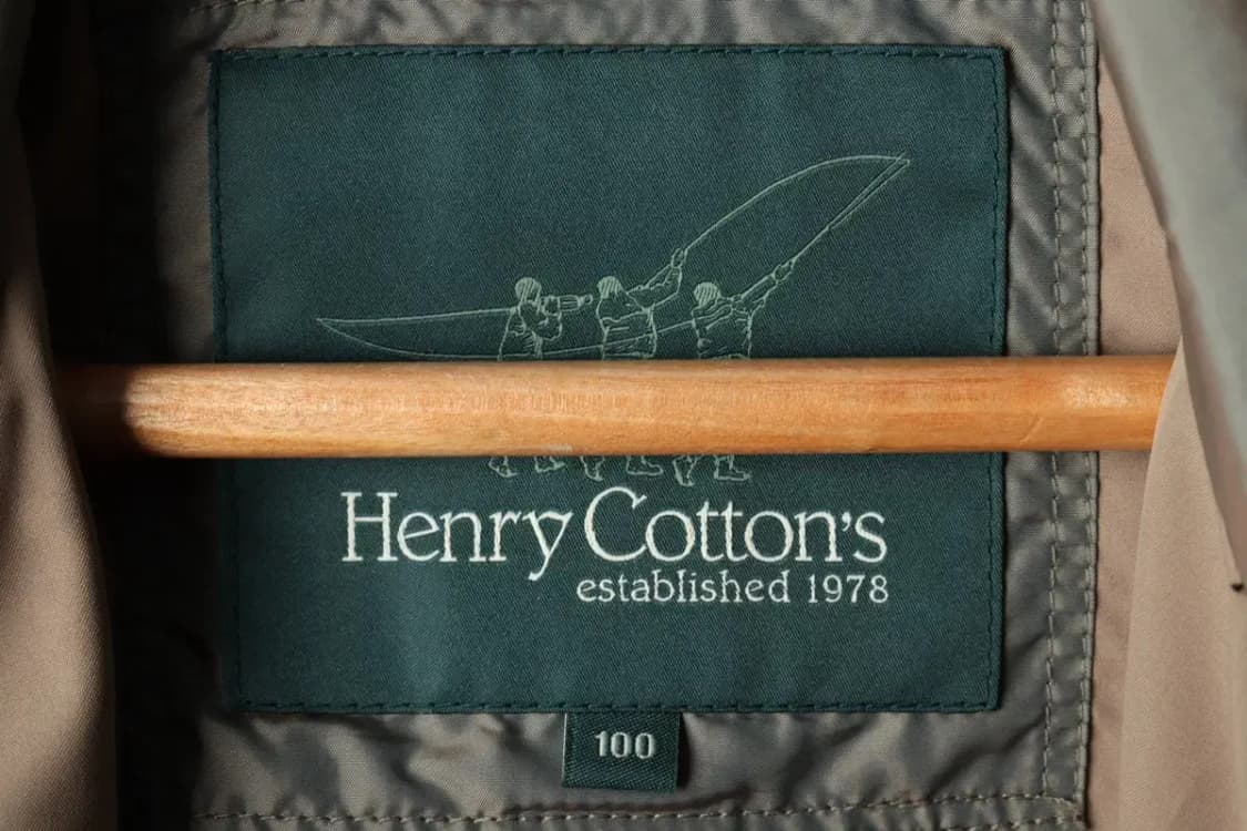 (L) 헨리코튼 집업 바람막이 점퍼자켓 작은오염 풀내피 브라운-15BEC 상품이미지6