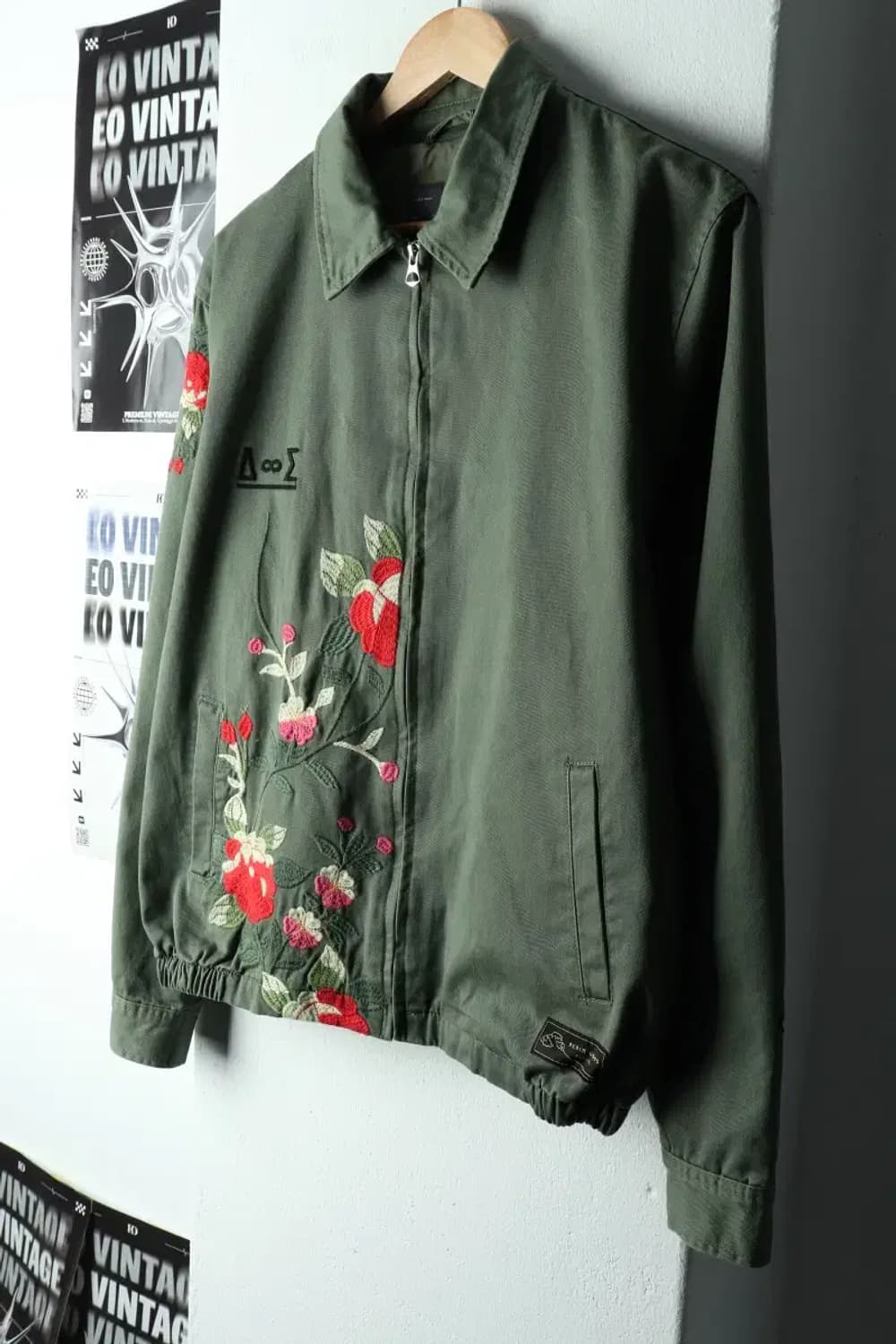 (M-L) 브랜드빈티지 집업 바람막이 점퍼자켓 자라 자수-15BED 상품이미지1