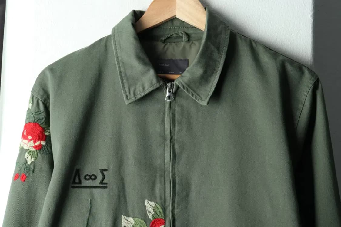 (M-L) 브랜드빈티지 집업 바람막이 점퍼자켓 자라 자수-15BED 상품이미지3