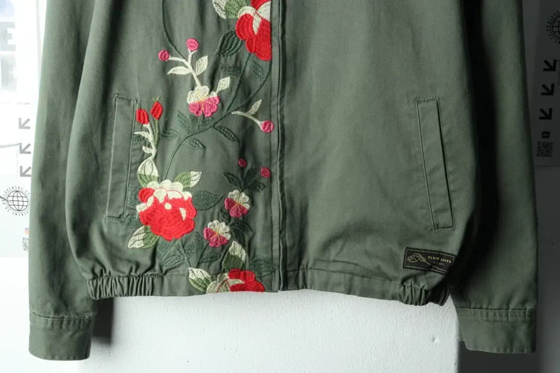 (M-L) 브랜드빈티지 집업 바람막이 점퍼자켓 자라 자수-15BED 상품이미지4