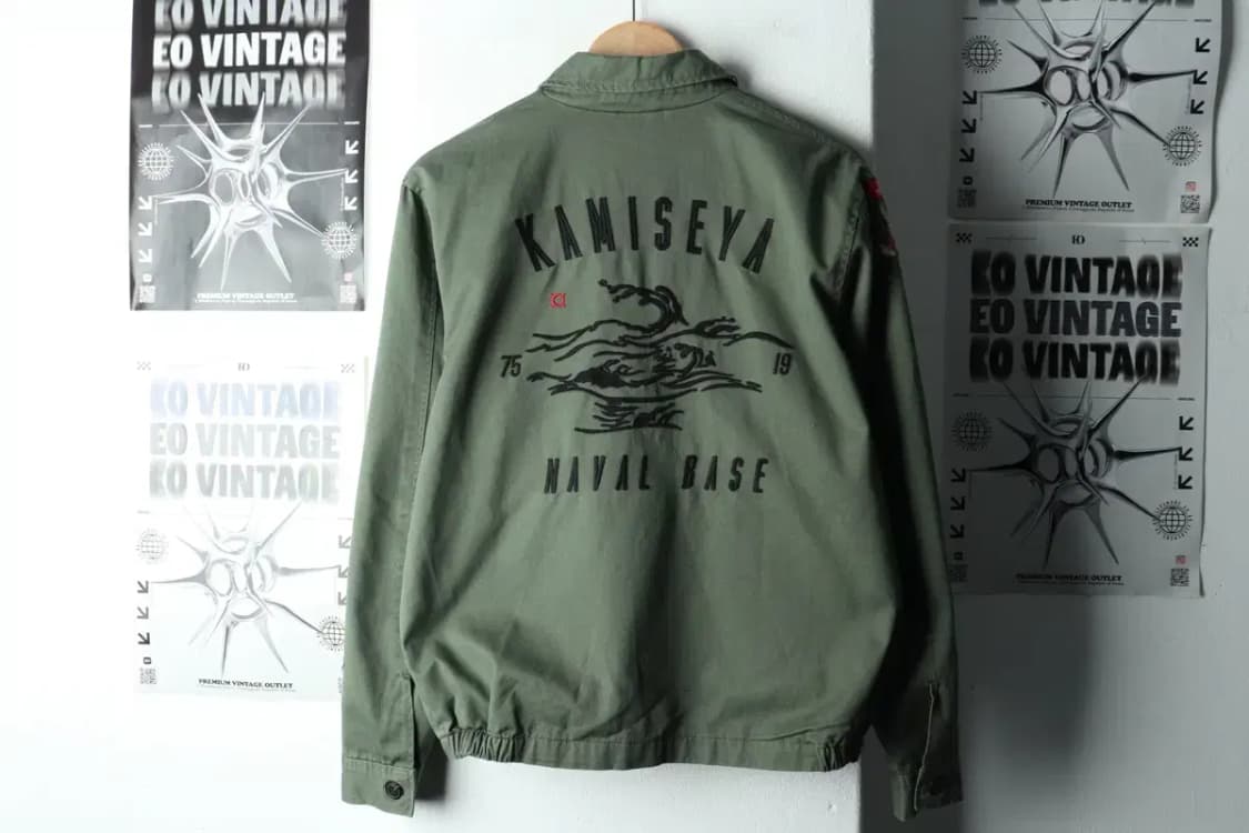 (M-L) 브랜드빈티지 집업 바람막이 점퍼자켓 자라 자수-15BED 상품이미지6