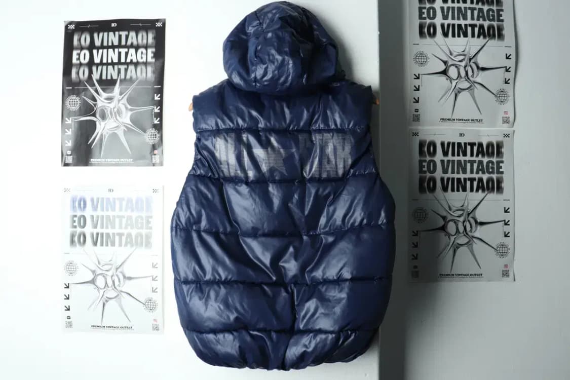 (L) 컨버스 패딩 점퍼자켓 년대 조끼 네이비 올드스쿨-15BF4 상품이미지6