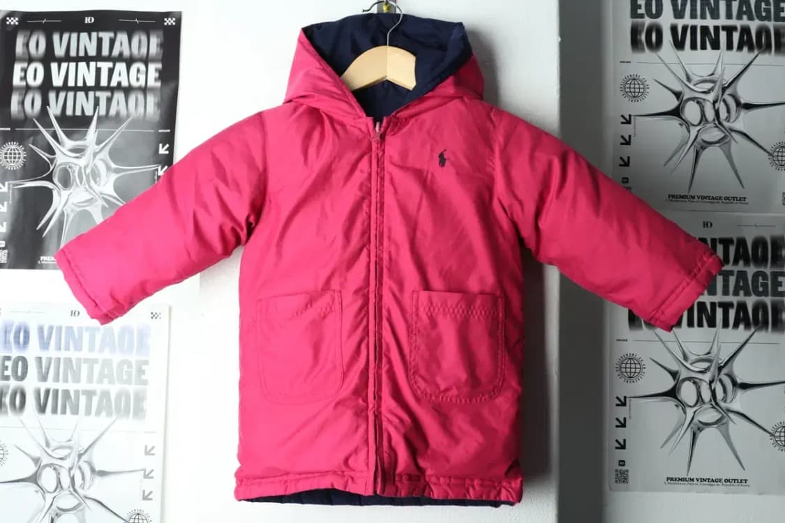(F) 폴로 랄프로렌 패딩 점퍼자켓 아동 키즈 리버시블 포니-15BFA 상품이미지6