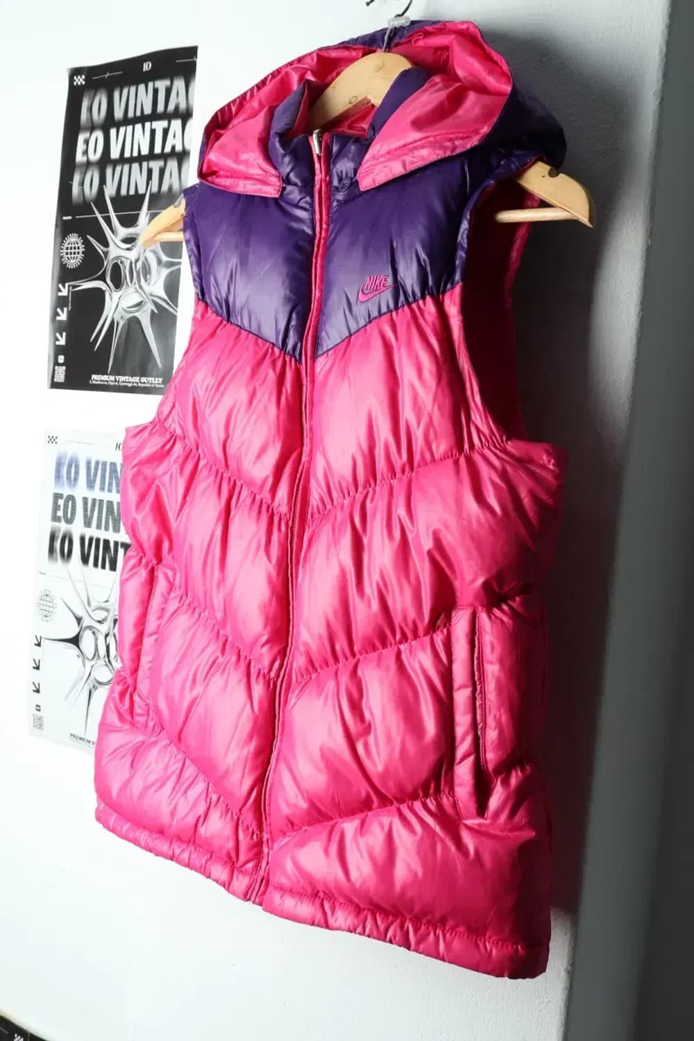 W(XL) 나이키 패딩 점퍼자켓 조끼 리버시블 덕다운-15BFB 상품이미지1