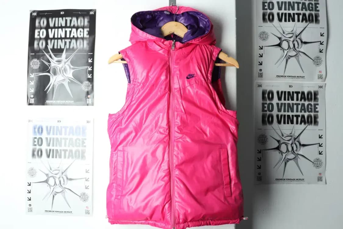 W(XL) 나이키 패딩 점퍼자켓 조끼 리버시블 덕다운-15BFB 상품이미지6