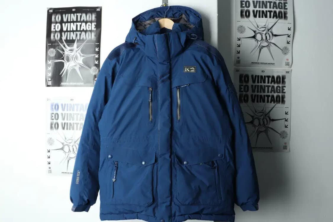 (L) K2 케이투 패딩 점퍼자켓 고어텍스 구스다운 블루-15BFE 상품이미지2