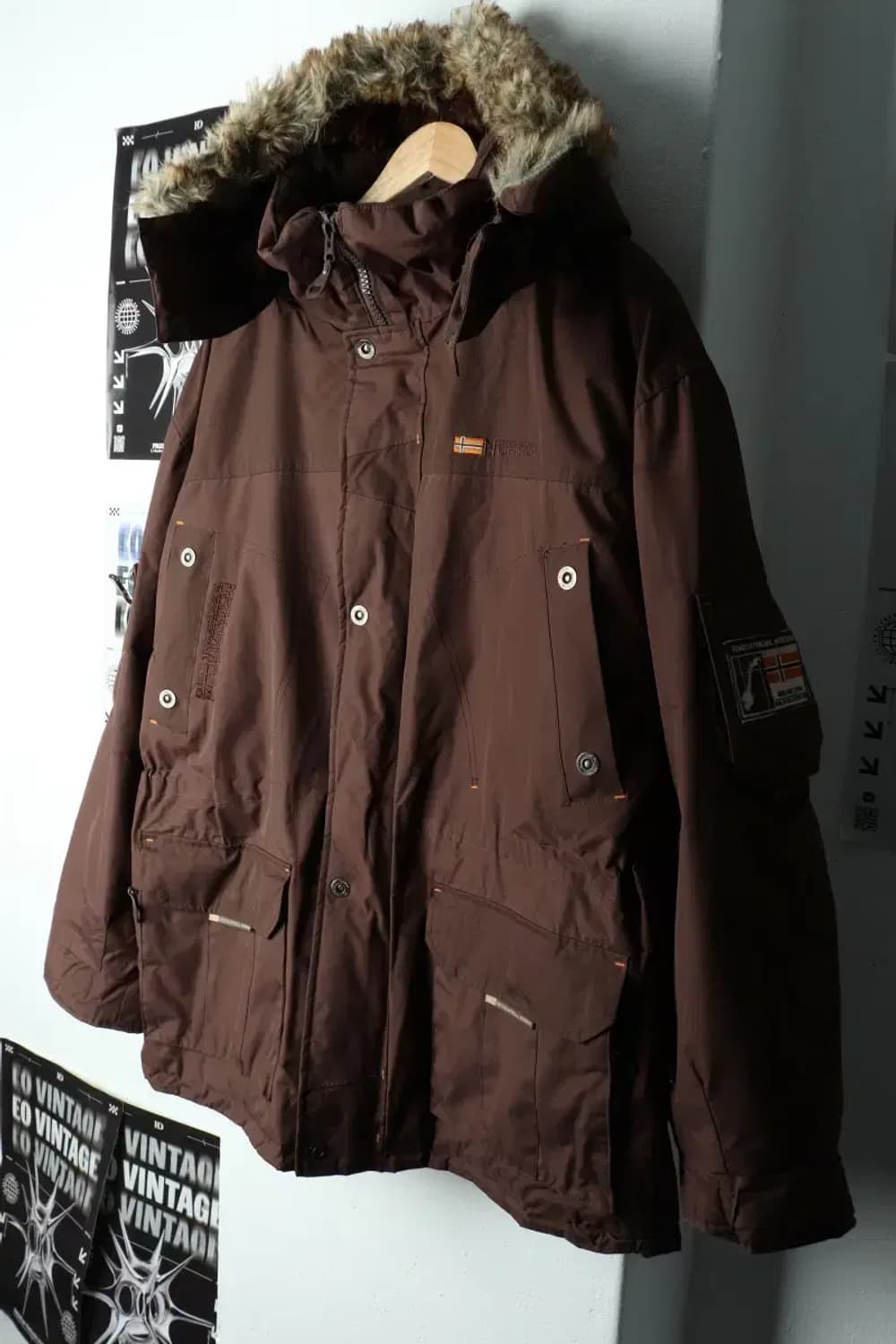 (L-XL) 브랜드빈티지 패딩 점퍼자켓 지오그래피컬 노르웨이-15BFF 상품이미지1