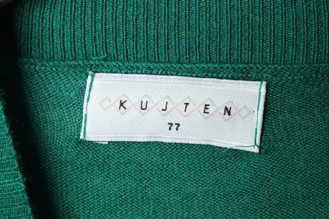 W(L) 브랜드빈티지 니트 쿠즈텡 그린 울-15C72 상품이미지5