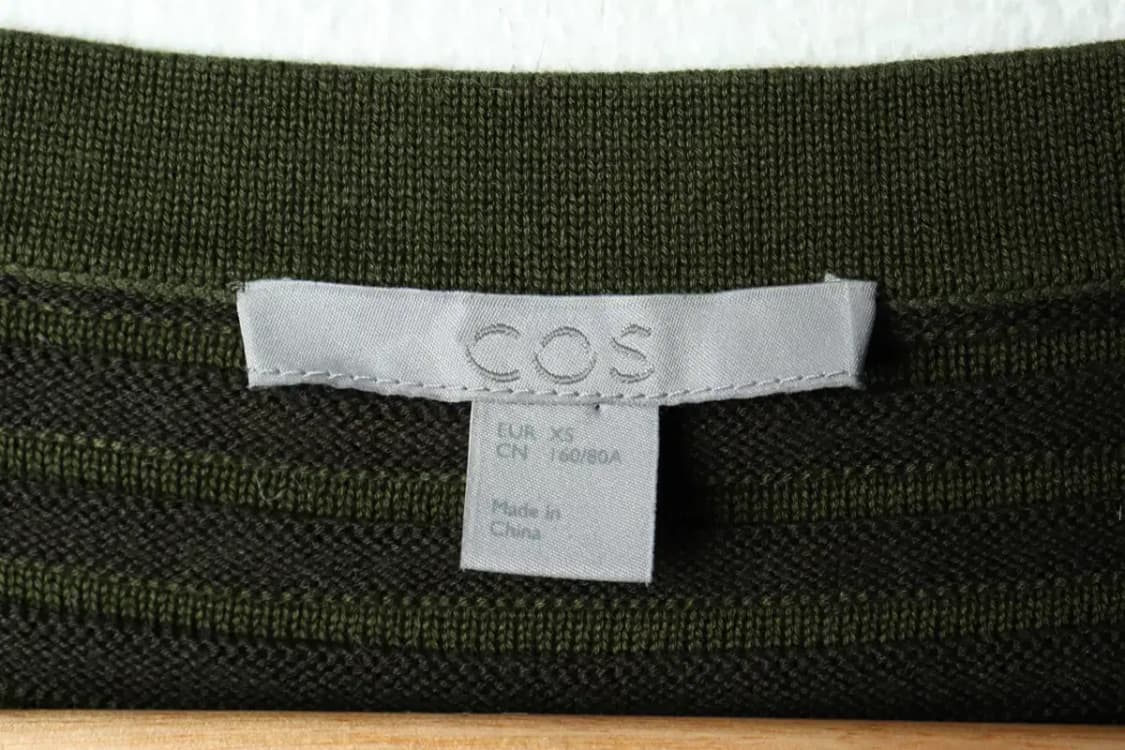 W(XS-S) 코스 니트 스트라이프 그린 스판-15C76 상품이미지5