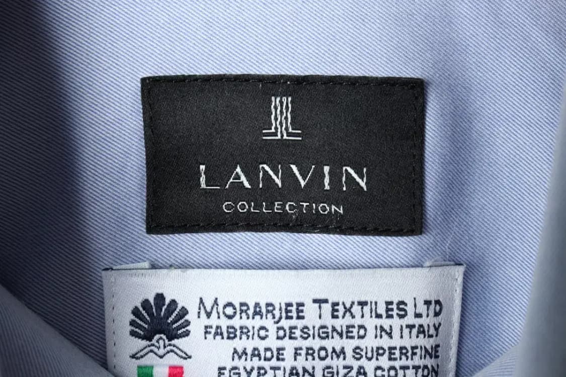 (L) 랑방 셔츠 남방 소라 무지-15C7C 상품이미지6