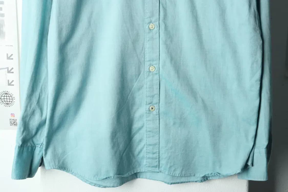 (L) 빈폴 셔츠 남방 연블루 무지 로고-15C7D 상품이미지4