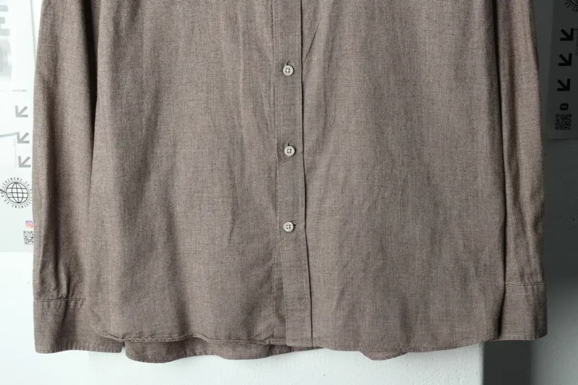 (2XL) 헤지스 셔츠 남방 빅사이즈 체크 브라운-15C7E 상품이미지3