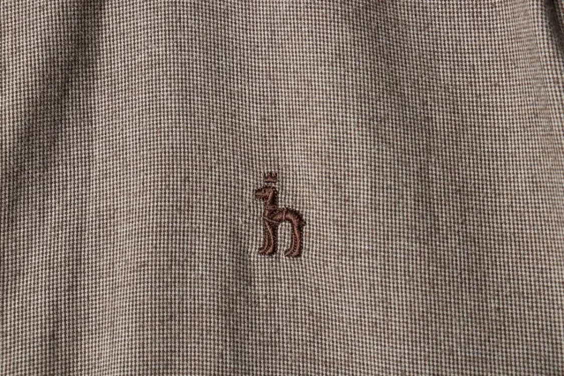 (2XL) 헤지스 셔츠 남방 빅사이즈 체크 브라운-15C7E 상품이미지4