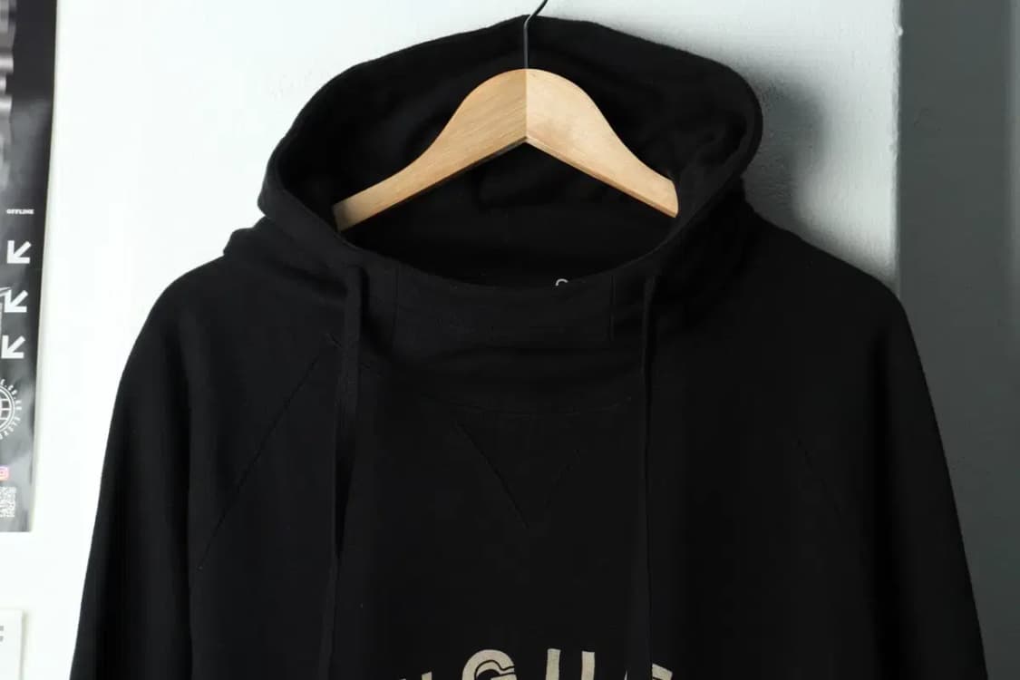 W(S) 게스 후드티셔츠 블랙 롱 올드스쿨-15C80 상품이미지3